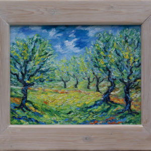 Olijfbos Provence
Olieverf op linnen - 24 x 35 cm
Foto door <a href="http://peetography.nl" target="_blank" rel="noopener">Peetography.nl</a>