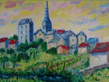 La Châtre late namiddag