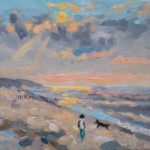 Avondzon strand bij Westkapelle