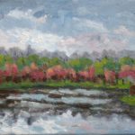 Kreek bij Veere in februari