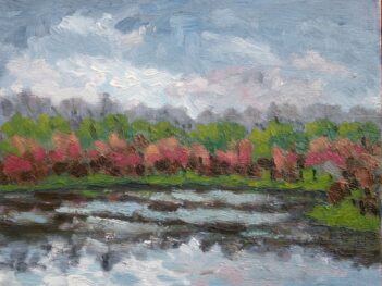 Kreek bij Veere in februari