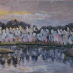 Kreek bij Veere in januari