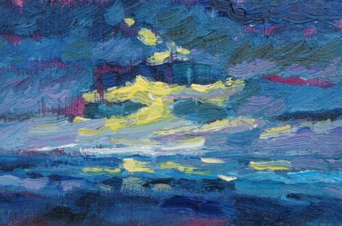 Zoutkristallen Domburg avond