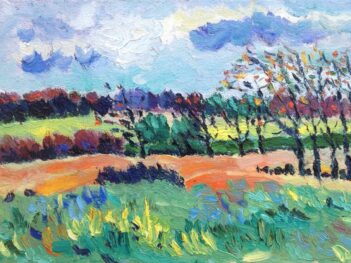 Herfstlandschap bij Tronoan