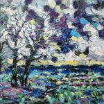 Drie bomen landschap Walcheren