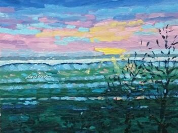 Zonsondergang Tronoën Finistere