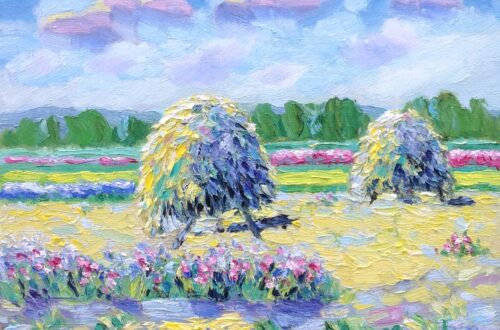 Ruiters met bloemen Giglia tricolor Walcheren