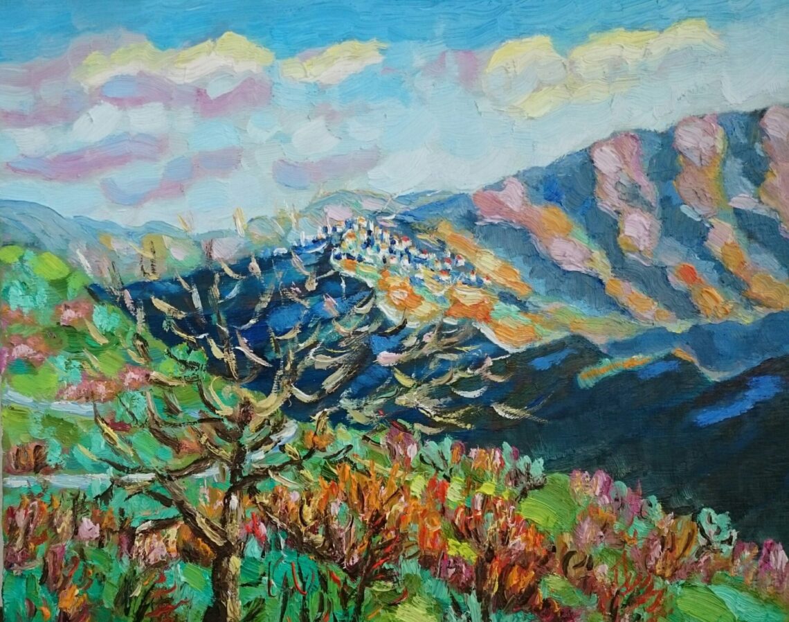 Ligurische Alpen zonnige nieuwjaarsdag 2016