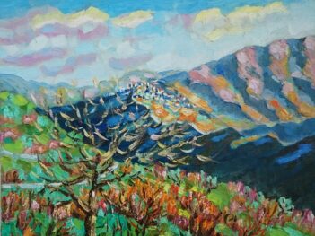 Ligurische Alpen zonnige nieuwjaarsdag 2016