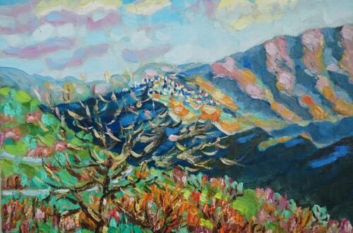 Ligurische Alpen zonnige nieuwjaarsdag 2016