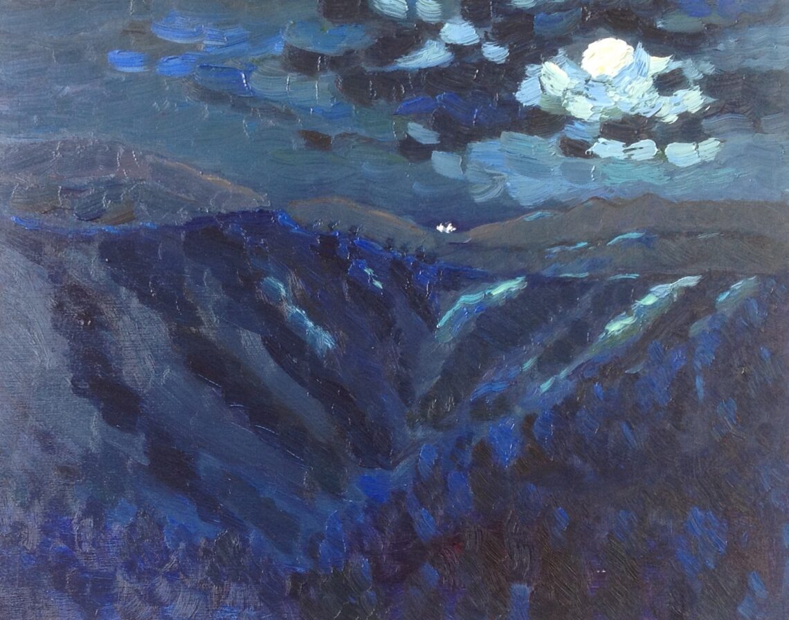 Ligurische Alpen kerstnacht