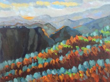 Ligurische Alpen late namiddag