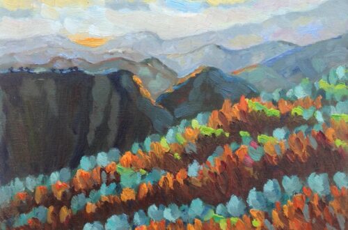 Ligurische Alpen late namiddag