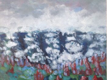 Ligurische Alpen mist