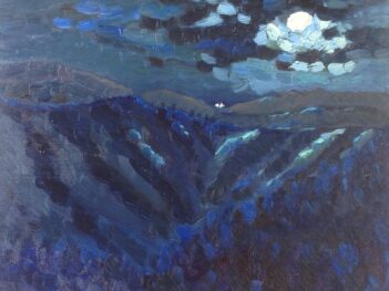 Ligurische Alpen kerstnacht