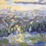 Ligurische Alpen morgenzon