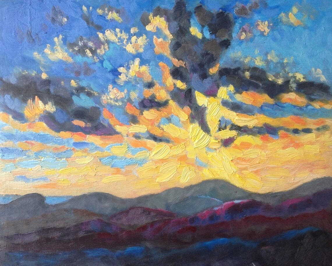 Ligurische Alpen hemelvuur