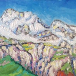 Ligurische Alpen besneeuwde Monte Toraggio