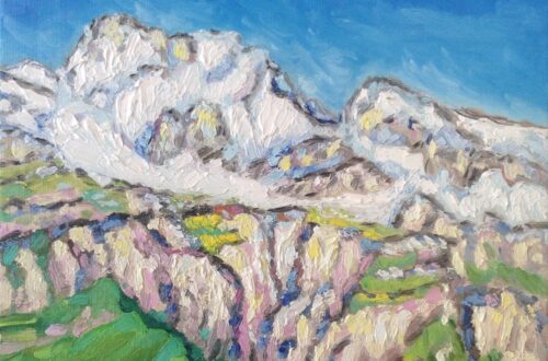 Ligurische Alpen besneeuwde Monte Toraggio