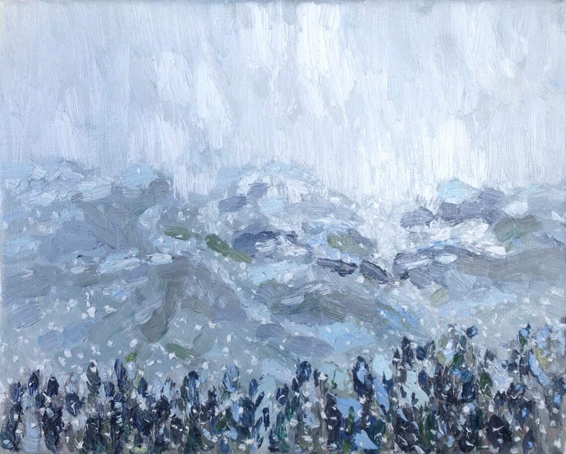 Ligurische Alpen sneeuw