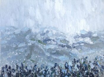 Ligurische Alpen sneeuw