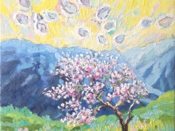 Ligurische Alpen amandelbloesem