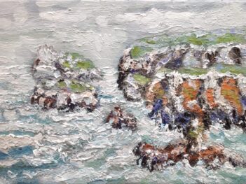 Pointe du Van Finistere bewolkt