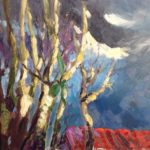 Terugkeer zon na onweer Orange