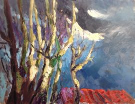 Terugkeer zon na onweer Orange