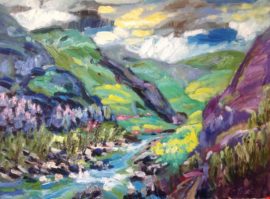 Nervia Vallei Castelvittorio Ligurië