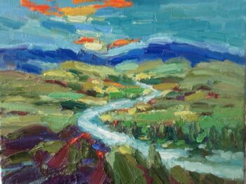 Rhône nabij Chateauneuf-du-Pape