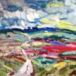 Landschap bij Chateauneuf-du-Pape