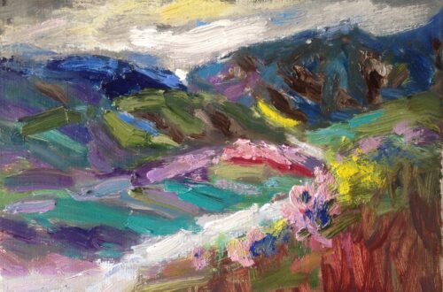 Uitzicht Dolceaqua Ligurië