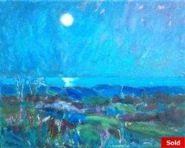Pleine lune Treffiagat Bretagne