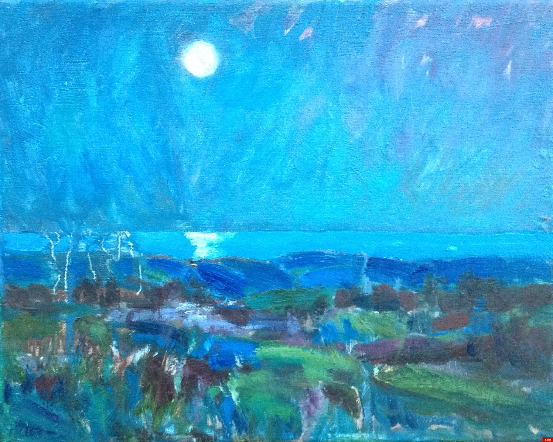 Pleine lune Treffiagat Bretagne