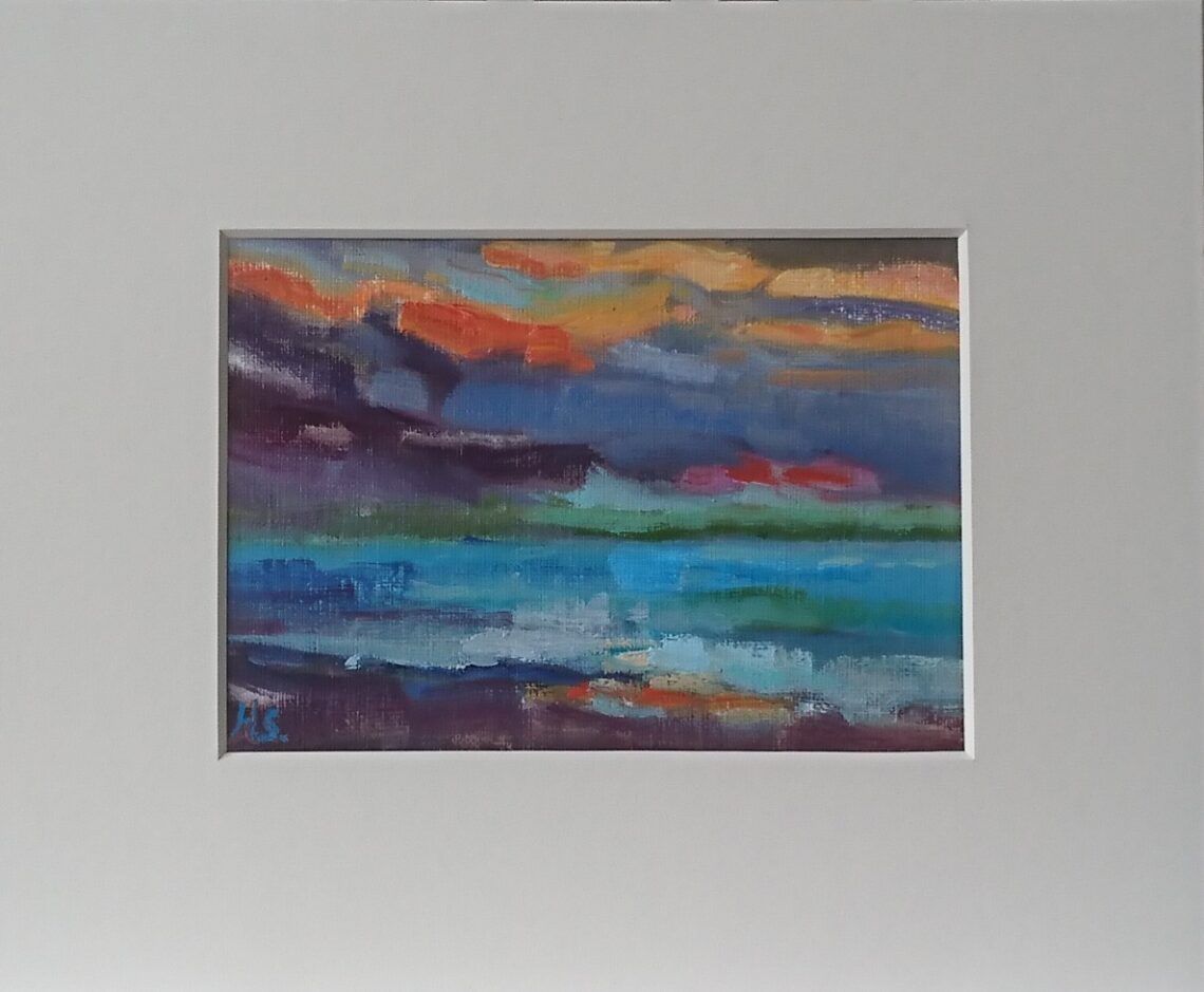 Domburg ondergaande zon