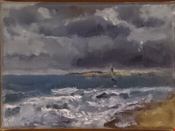 Brouwersdam view on/zicht op Ouddorp