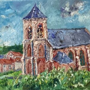 Zoutelande kerk
Olieverf op linnen - 24 x 30 cm