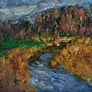 Veerse Bos Gapinge
Olieverf op linnen  18 x 24 cm